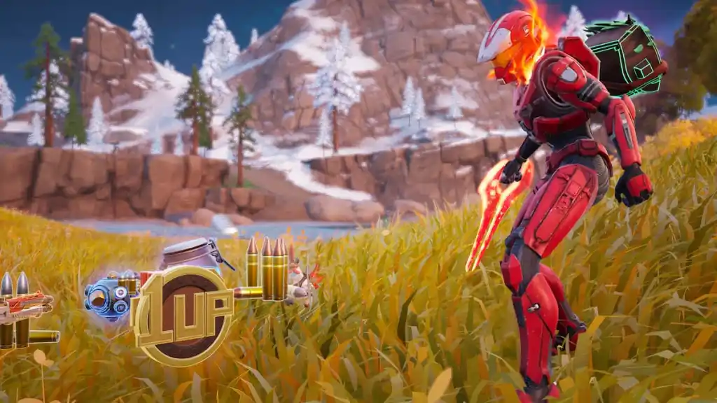 1-up coin on ground in fortnite