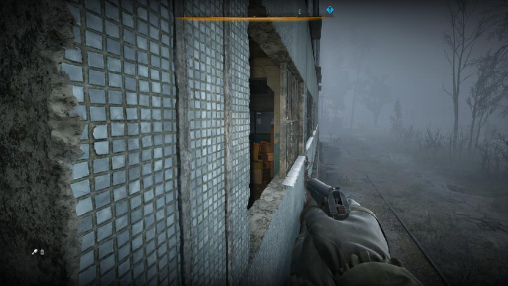 Window to enter the key room
