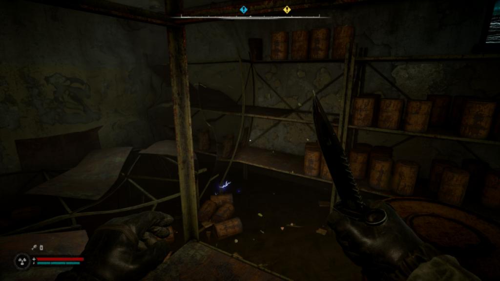 Using the anomaly to jump to the next platform