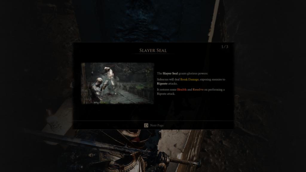 Seal to unlock Easy Mode in Mortal Shell 2