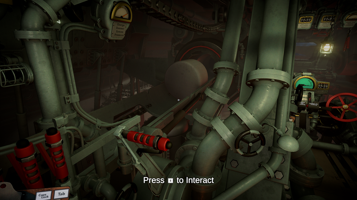 Loading charges in the turret gun in IRON NEST