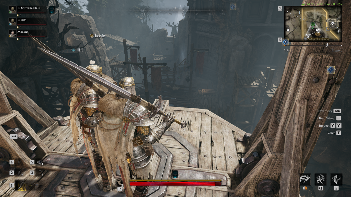 A team of Withered Knight in Mistfall Hunter
