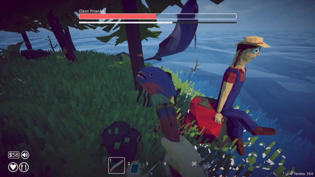 Giant Piranha Boss Fight