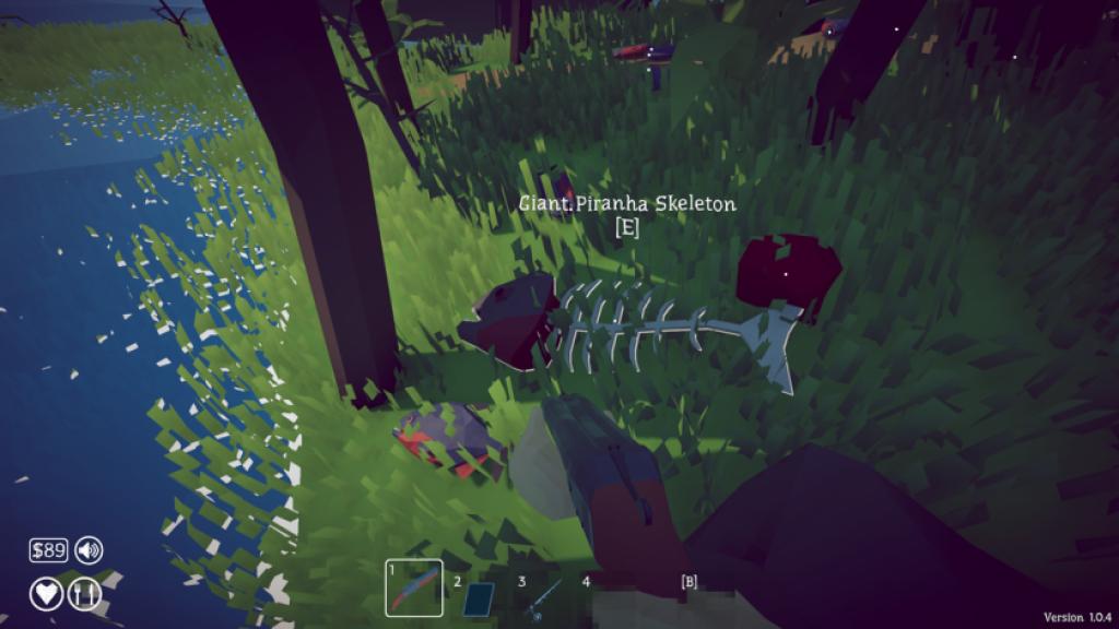 Giant Piranha skeleton