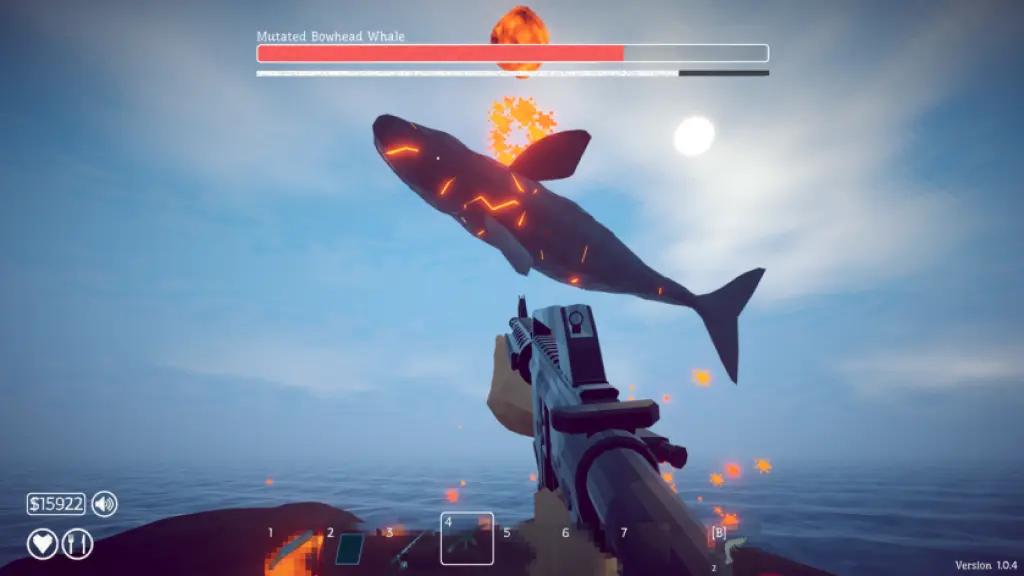 Mutated Bowhead Whale in How to Fish
