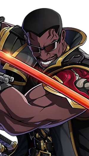 Blade, as seen in Marvel Tokon.