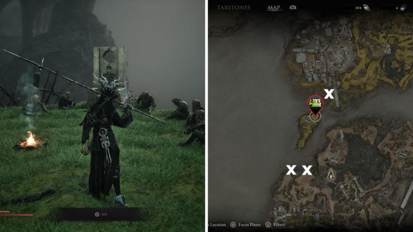 Baghead's location.