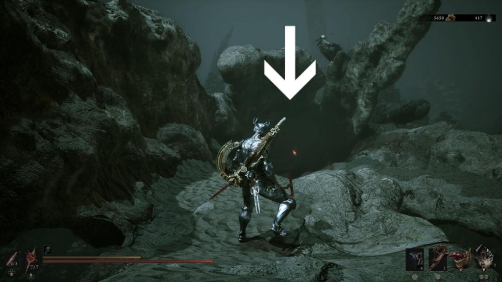 The location of the Depleted Gland in Mortal Shell 2.