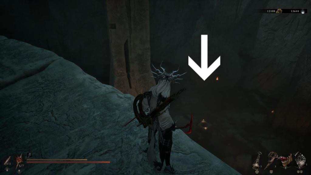 The location of the Faded Gland in Mortal Shell 2.