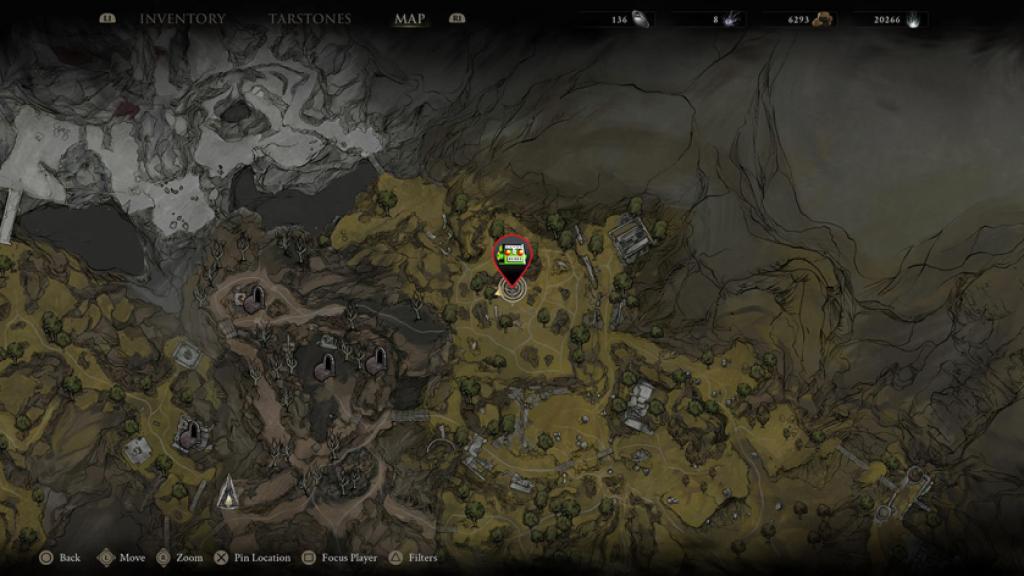 The location of the Gloombound Stone.