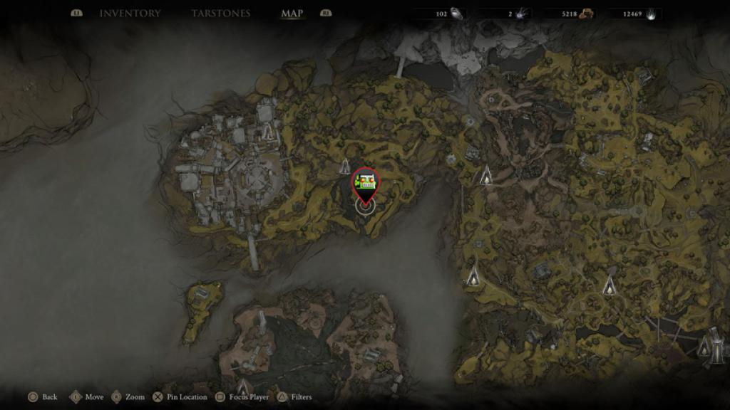 The location of the Salvaged Trebuchaxe.