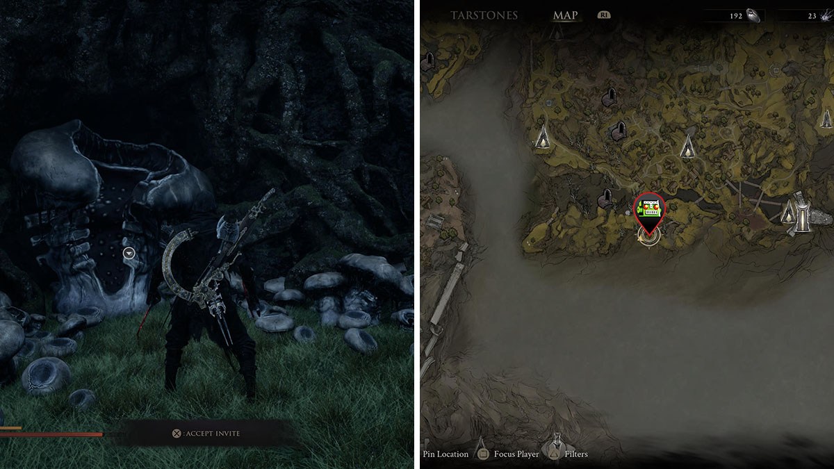 The Shrine of Sorrows’ location. Screenshot by Destructoid