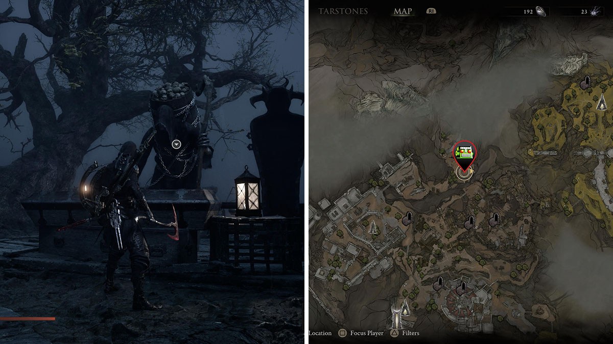 The Collector’s location. Screenshot by Destructoid