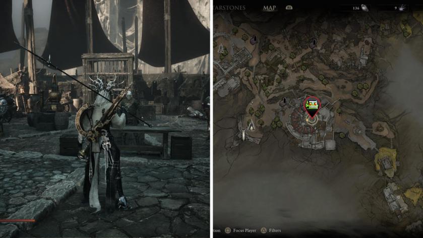 The location of the bandits. 