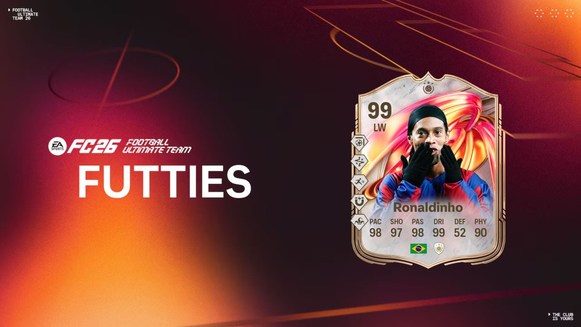 Ronaldinho FUTTIES Icon in FC 26