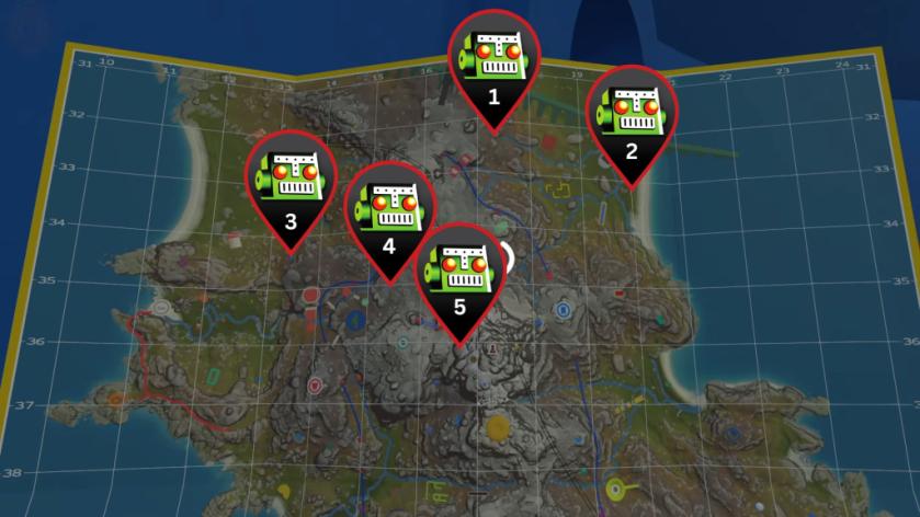 Wasit bag and backpack locations in Big Walk