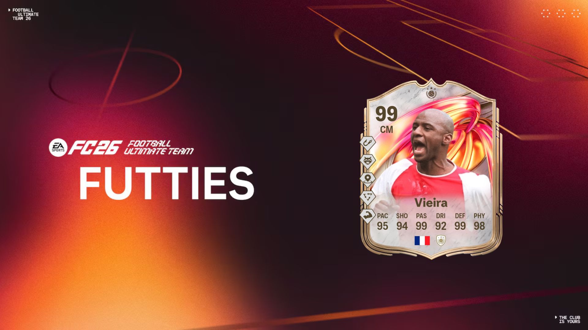 Vieira FUTTIES item in FC 26