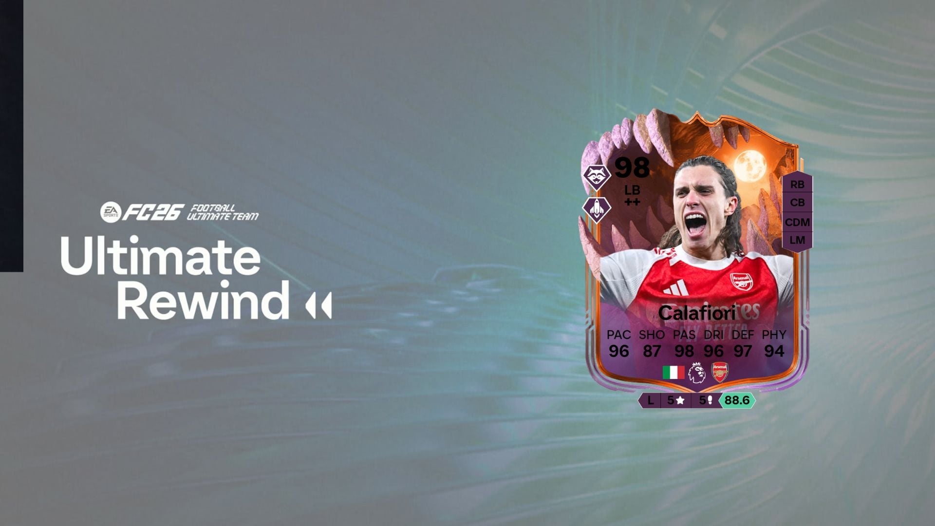 Calafiori Ultimate Scream in FC 26