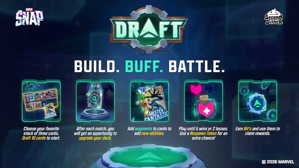 Marvel Snap Draft info