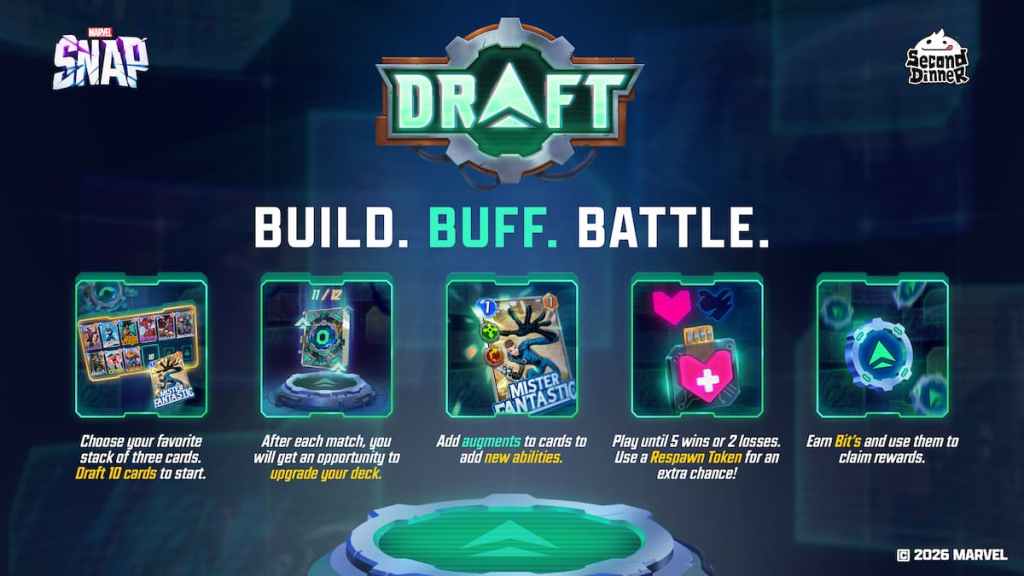 I played Marvel Snap’s Draft mode, and it feels like the fun casual experience the game has needed for quite some time