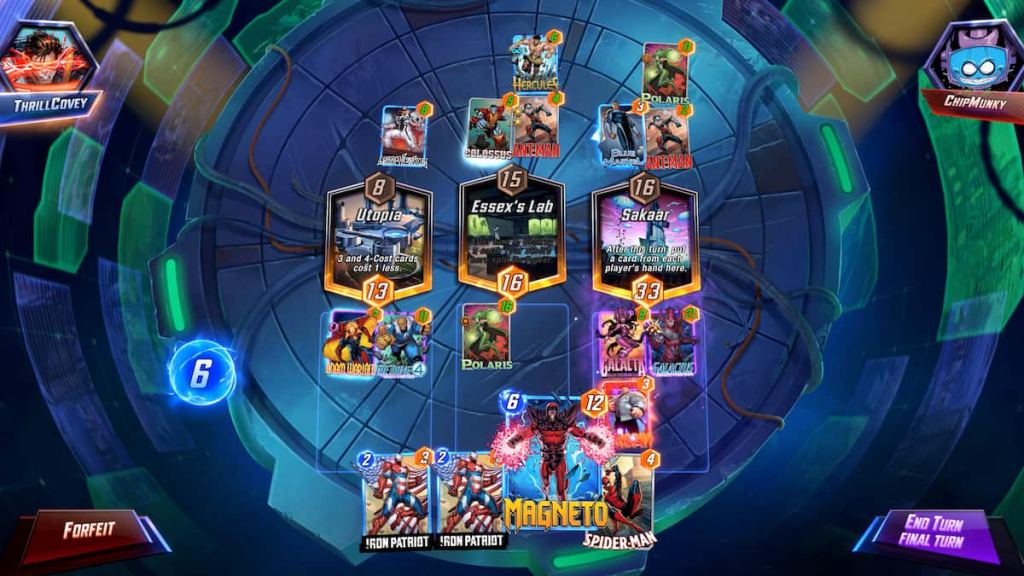 Marvel Snap Draft mode gameplay