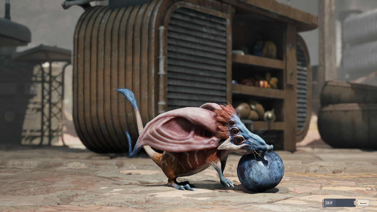 A small creature in Star Wars Zero Company