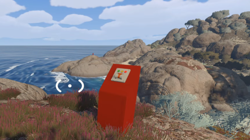 Button 1 for the Beach Tower puzzle