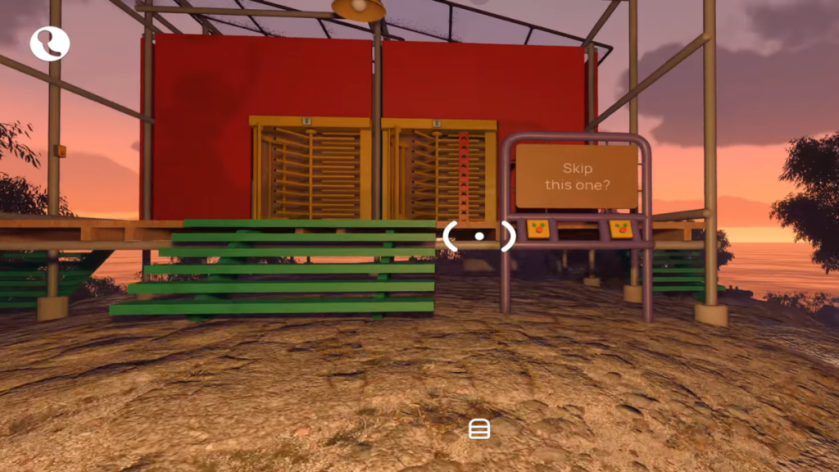 Double gate puzzle in Big Walk