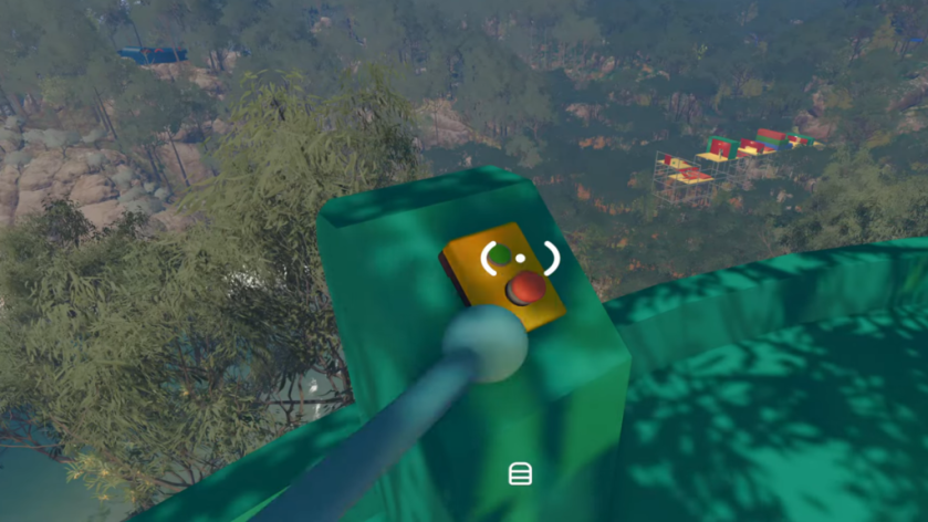 Button to unlock the collectible