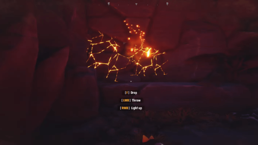 Using the Dynamite to open the wall
