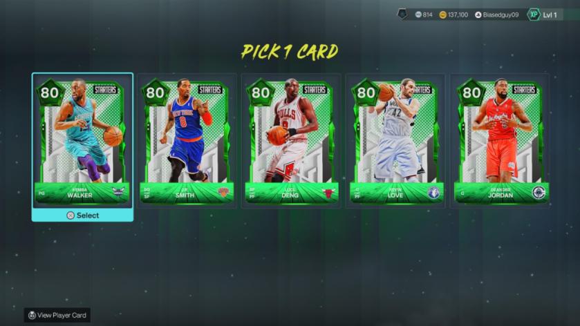 Free Evolution cards in NBA 2K27