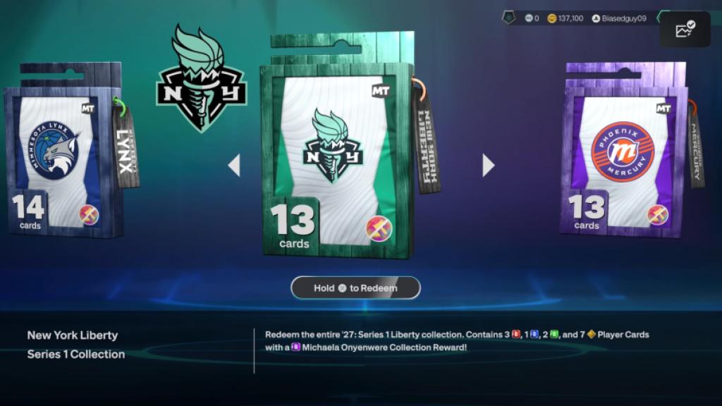 New York Liberty in NBA 2K27