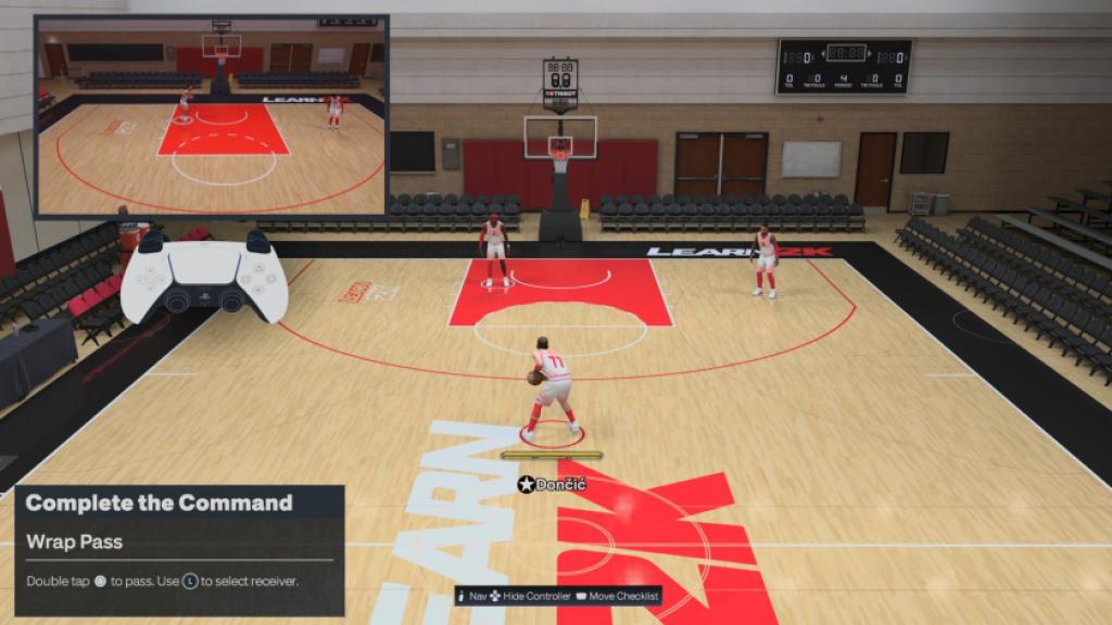 Wrap pass tutorial in NBA 2K27