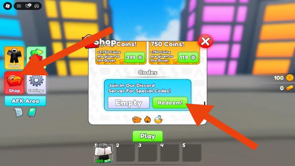 alliance tower defense how to redeem codes