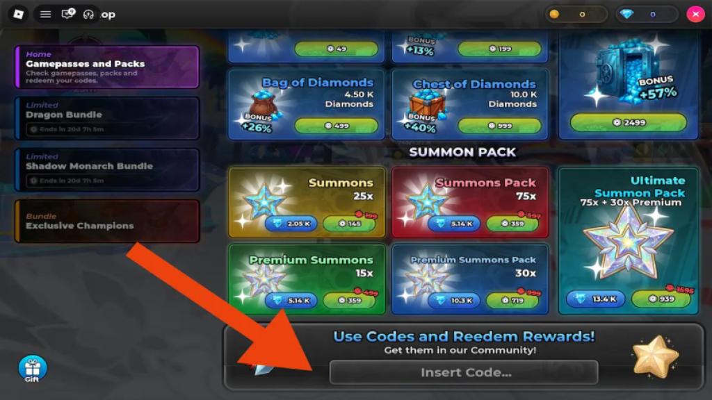 anime stars how to redeem codes