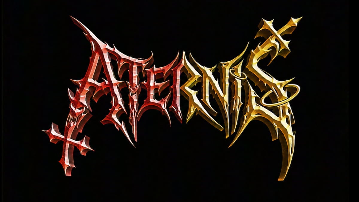Aternis official logo screenshot from the official teaser trailer