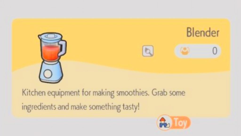 Blender in Pokopia