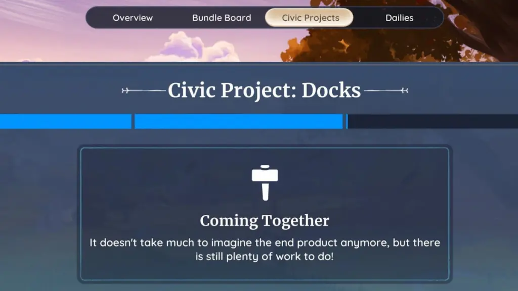Civic Project: Docks walkthrough in Palia
