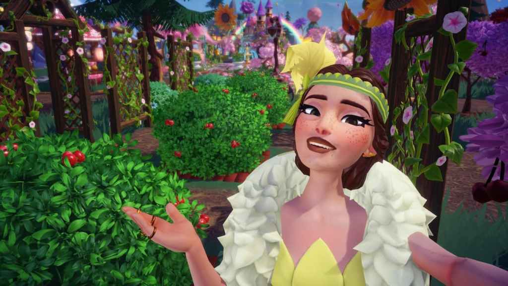 Coffee bean bushes in Disney Dreamlight Valley