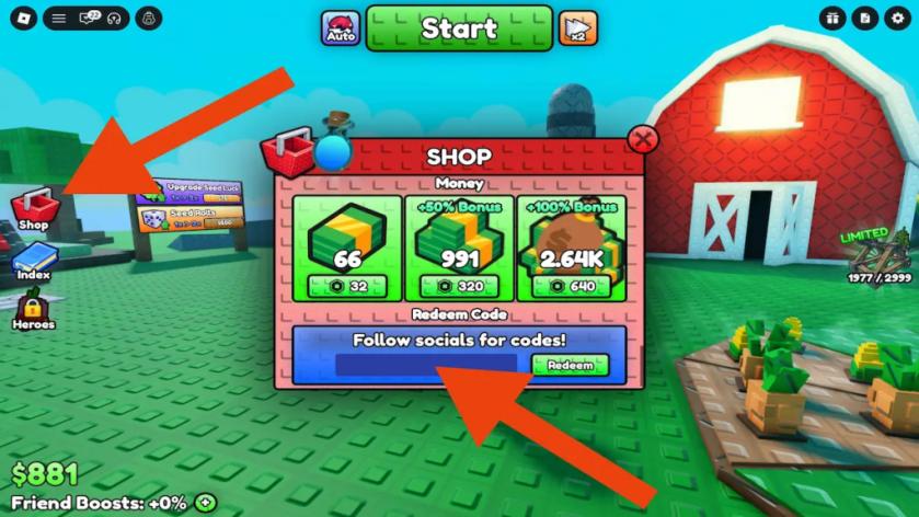 defend my ring farm how to redeem codes