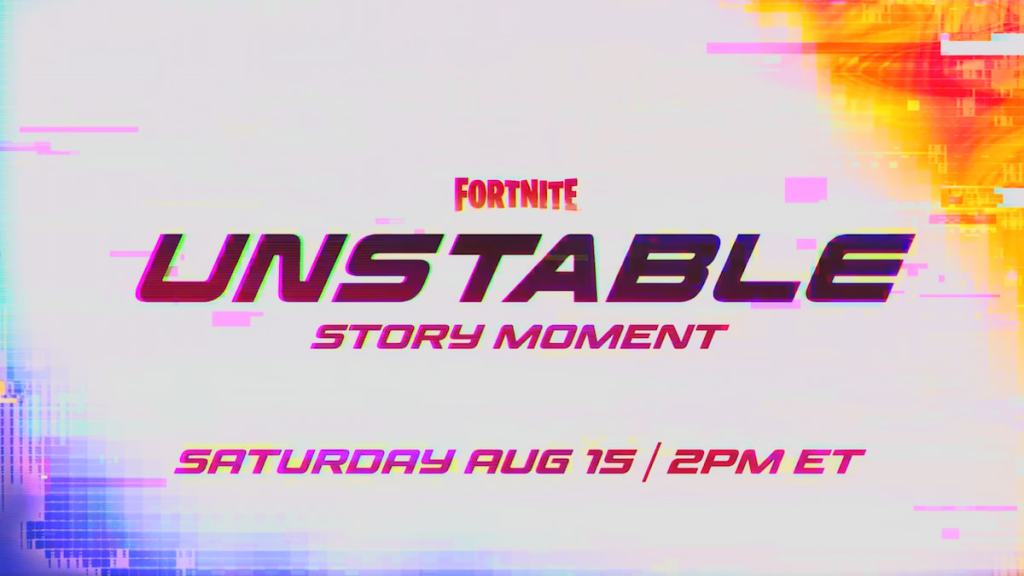 Fortnite unstable live event