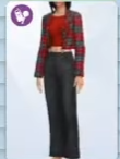 Clueless kit full body outfit in the sims