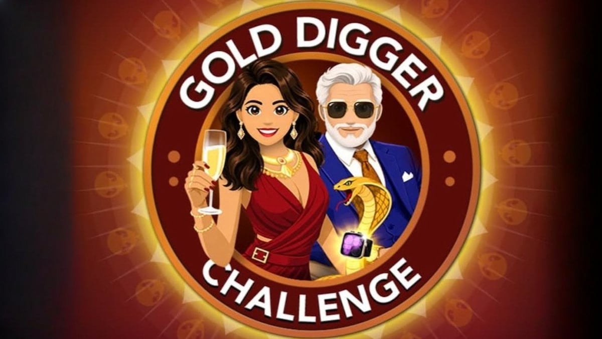 Gold Digger challenge art in bitlife