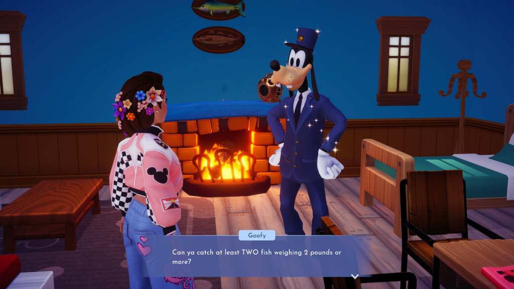 Talking to goofy for summer sizzle quest in Disney Dreamlight Valley