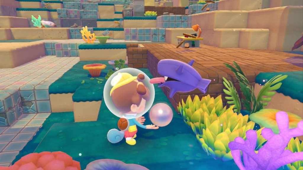 Holding a shiny pearl in pokopia
