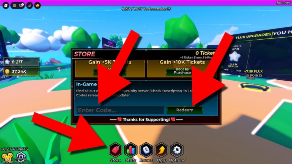 How to redeem Ascension Incremental 2 codes