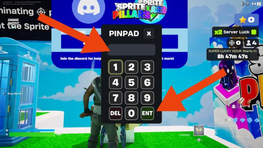 how to redeem codes sprite pillars