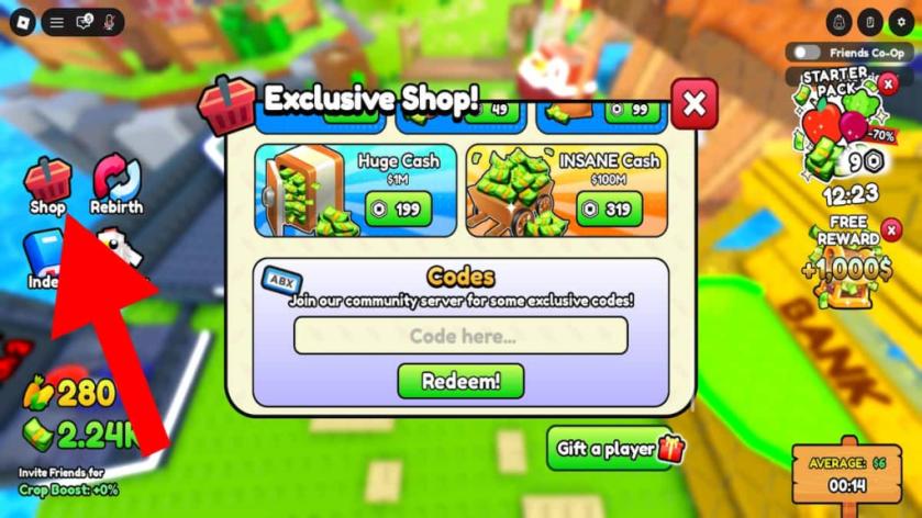 How to redeem codes in Farm an Island
