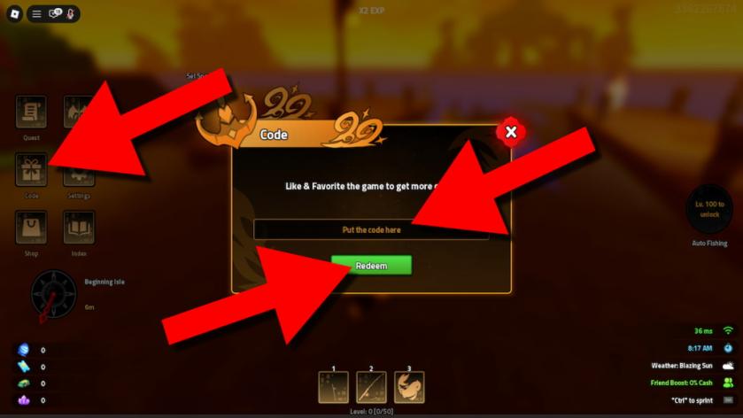 How to redeem Heavyweight Fishing codes