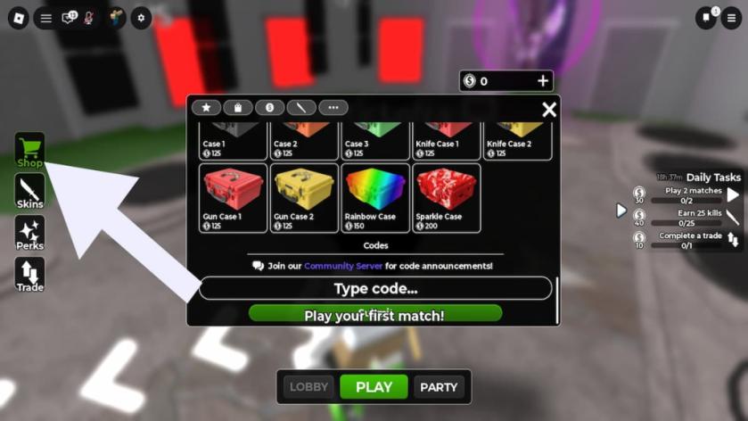 How to redeem Murder Mystery DUELS codes.